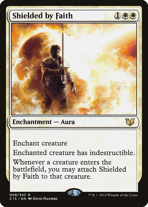 Commander 2015 - 8 - Shielded by Faith - Rare