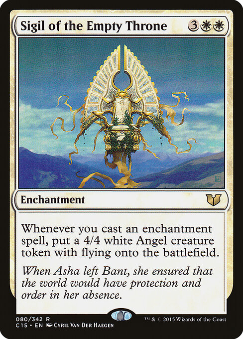Commander 2015 - 80 - Sigil of the Empty Throne - Rare