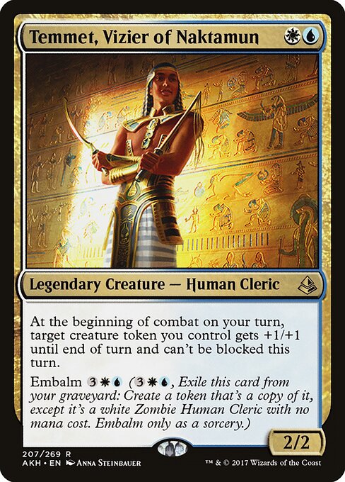 Amonkhet - 207 - Temmet, Vizier of Naktamun - Rare