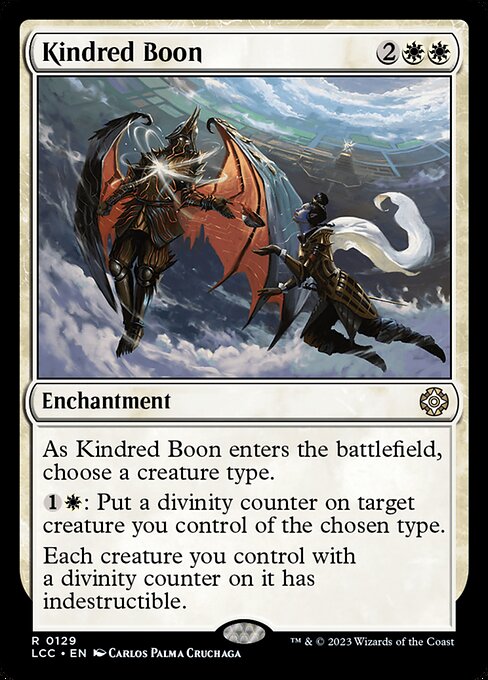 The Lost Caverns of Ixalan Commander - 129 - Kindred Boon - Rare