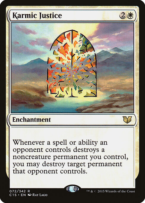 Commander 2015 - 72 - Karmic Justice - Rare