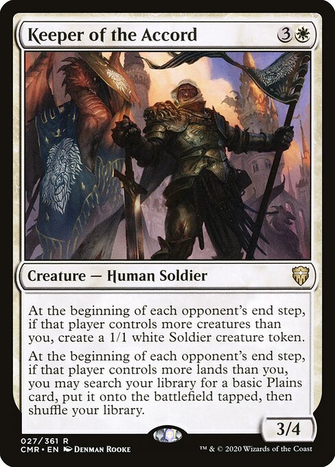 Commander Legends - 27 - Keeper of the Accord - Rare
