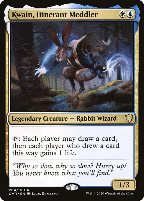 Commander Legends - 284 - Kwain, Itinerant Meddler - Rare