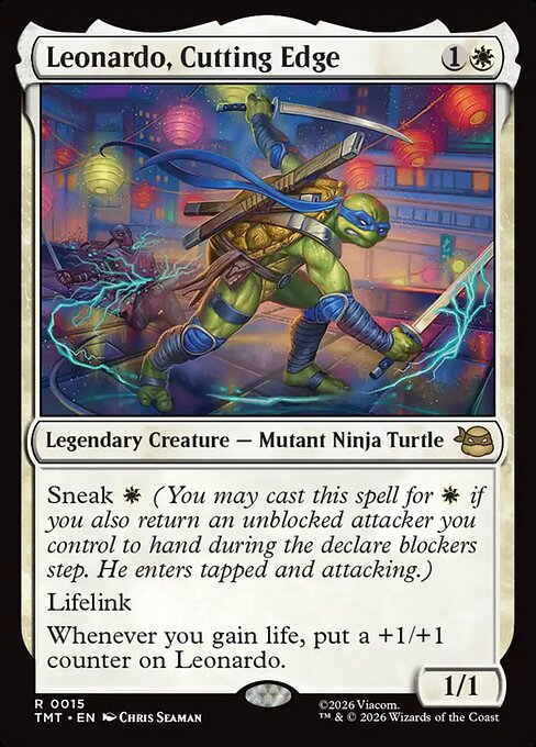 Teenage Mutant Ninja Turtles - 15 - Leonardo, Cutting Edge - Rare