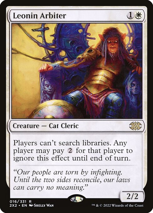 Double Masters 2022 - 16 - Leonin Arbiter - Rare
