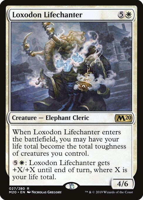Core Set 2020 - 27 - Loxodon Lifechanter - Rare