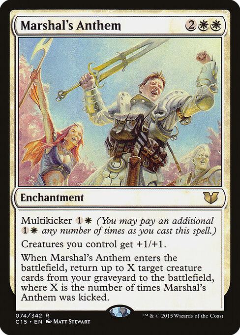 Commander 2015 - 74 - Marshal's Anthem - Rare
