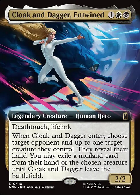 Marvel Super Heroes - 419 - Cloak and Dagger, Entwined - Rare