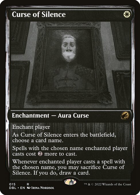Innistrad: Double Feature - 15 - Curse of Silence - Rare