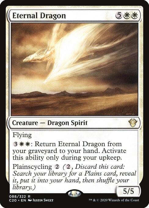 Commander 2020 - 88 - Eternal Dragon - Rare