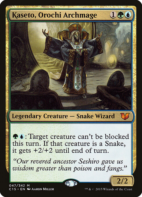Commander 2015 - 47 - Kaseto, Orochi Archmage - Mythic