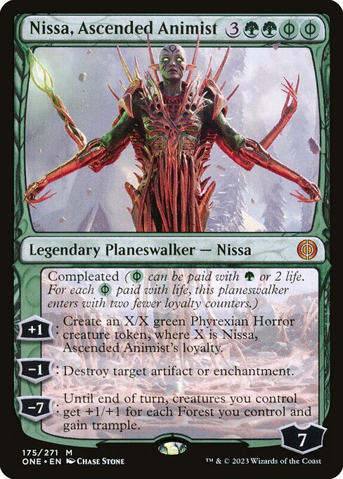 Phyrexia: All Will Be One - 175 - Nissa, Ascended Animist - Mythic