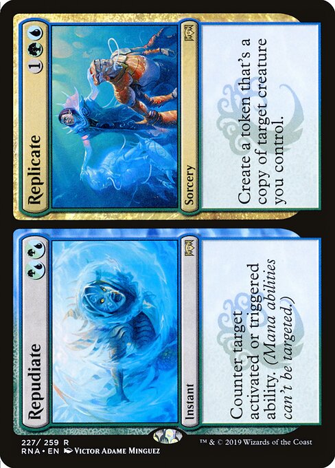 Ravnica Allegiance - 227 - Repudiate // Replicate - Rare
