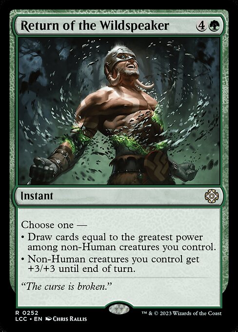 The Lost Caverns of Ixalan Commander - 252 - Return of the Wildspeaker - Rare