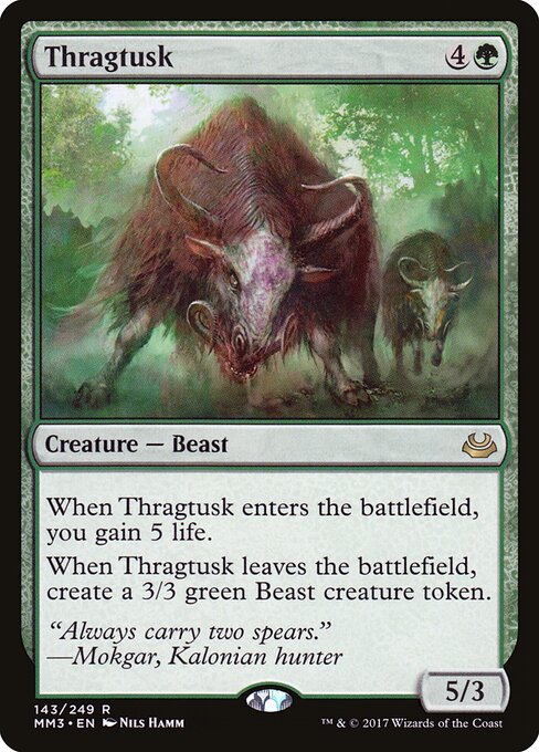 Modern Masters 2017 - 143 - Thragtusk - Rare