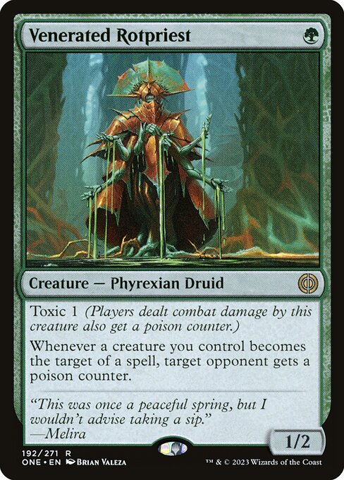Phyrexia: All Will Be One - 192 - Venerated Rotpriest - Rare