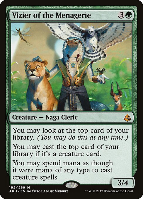 Amonkhet - 192 - Vizier of the Menagerie - Mythic