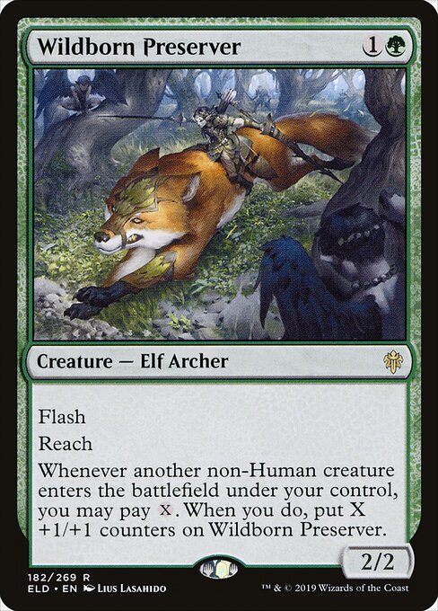 Throne of Eldraine - 182 - Wildborn Preserver - Rare