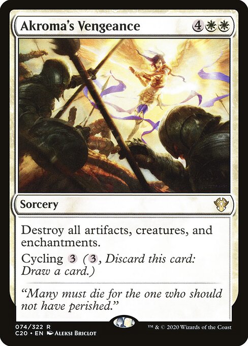 Commander 2020 - 74 - Akroma's Vengeance - Rare