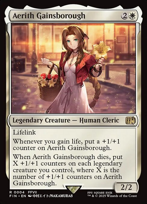 Final Fantasy - 4 - Aerith Gainsborough - Rare