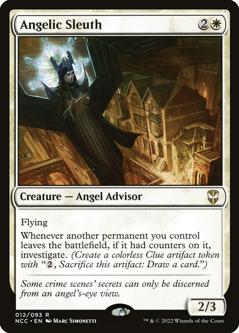 New Capenna Commander - 12 - Angelic Sleuth - Rare