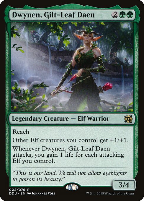 Duel Decks: Elves vs. Inventors - 2 - Dwynen, Gilt-Leaf Daen - Rare