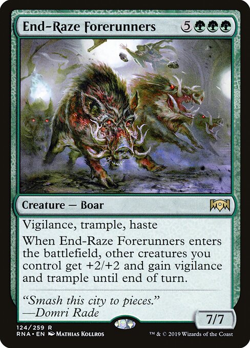 Ravnica Allegiance - 124 - End-Raze Forerunners - Rare