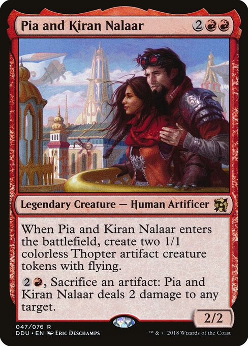 Duel Decks: Elves vs. Inventors - 47 - Pia and Kiran Nalaar - Rare