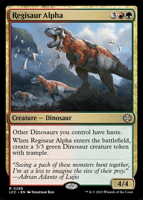 The Lost Caverns of Ixalan Commander - 286 - Regisaur Alpha - Rare