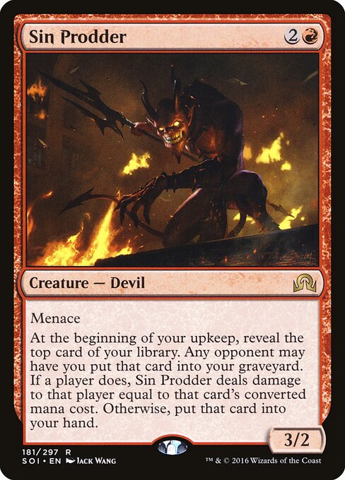 Shadows over Innistrad - 181 - Sin Prodder - Rare