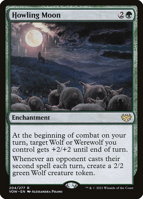 Innistrad: Crimson Vow - 204 - Howling Moon - Rare