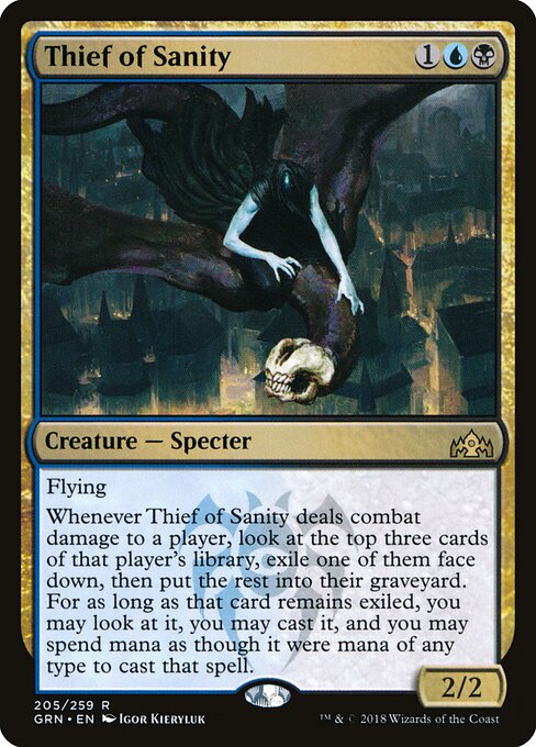 Guilds of Ravnica - 205 - Thief of Sanity - Rare