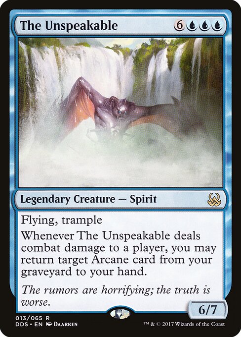 Duel Decks: Mind vs. Might - 13 - The Unspeakable - Rare