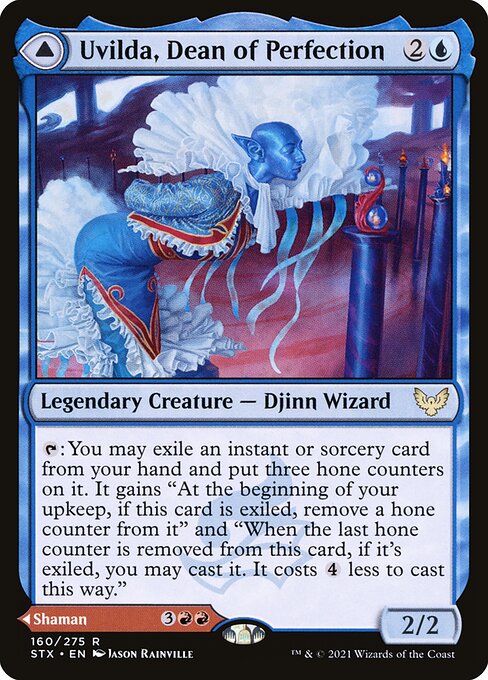 Strixhaven: School of Mages - 160 - Uvilda, Dean of Perfection // Nassari, Dean of Expression - Rare