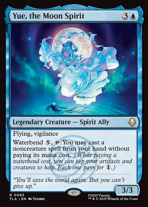 Avatar: The Last Airbender - 83 - Yue, the Moon Spirit - Rare