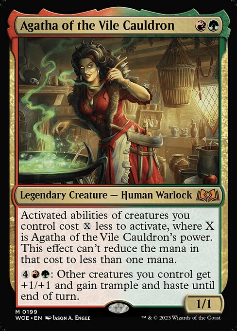 Wilds of Eldraine - 199 - Agatha of the Vile Cauldron - Mythic