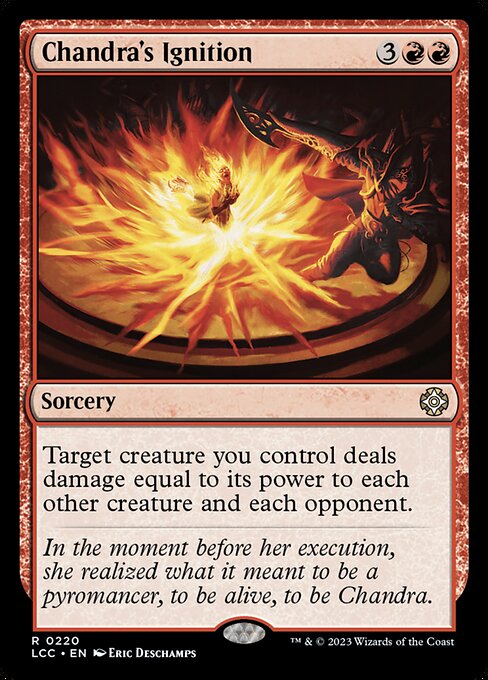The Lost Caverns of Ixalan Commander - 220 - Chandra's Ignition - Rare