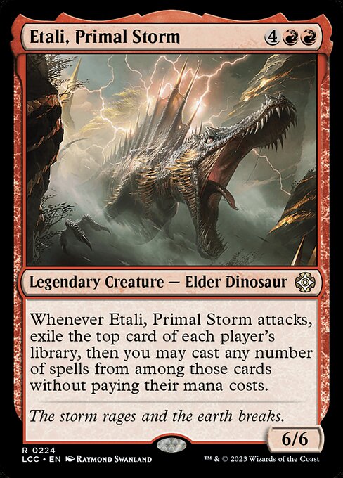 The Lost Caverns of Ixalan Commander - 224 - Etali, Primal Storm - Rare
