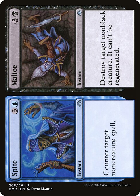 Dominaria Remastered - 208 - Spite // Malice - Uncommon