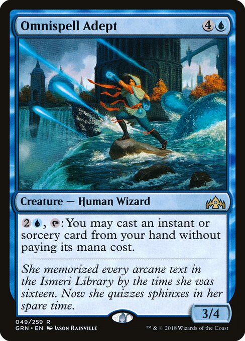 Guilds of Ravnica - 49 - Omnispell Adept - Rare
