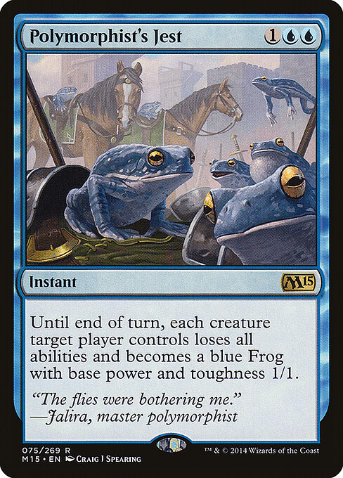 Magic 2015 - 75 - Polymorphist's Jest - Rare