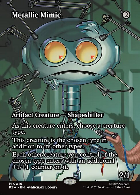Teenage Mutant Ninja Turtles Source Material - 16 - Metallic Mimic - Mythic
