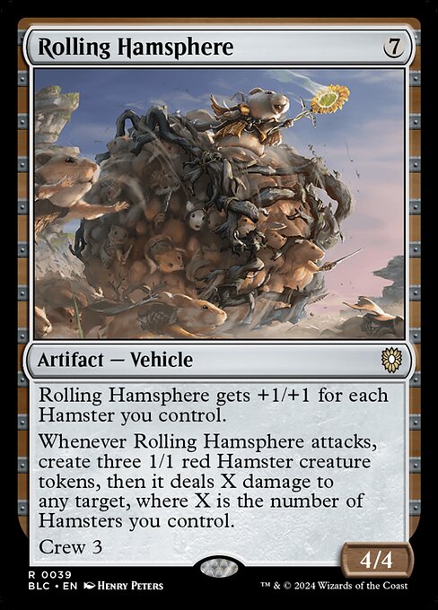 Bloomburrow Commander - 39 - Rolling Hamsphere - Rare