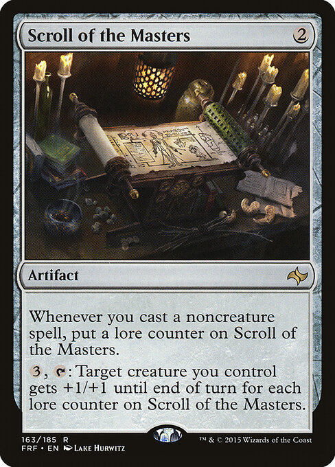 Fate Reforged - 163 - Scroll of the Masters - Rare
