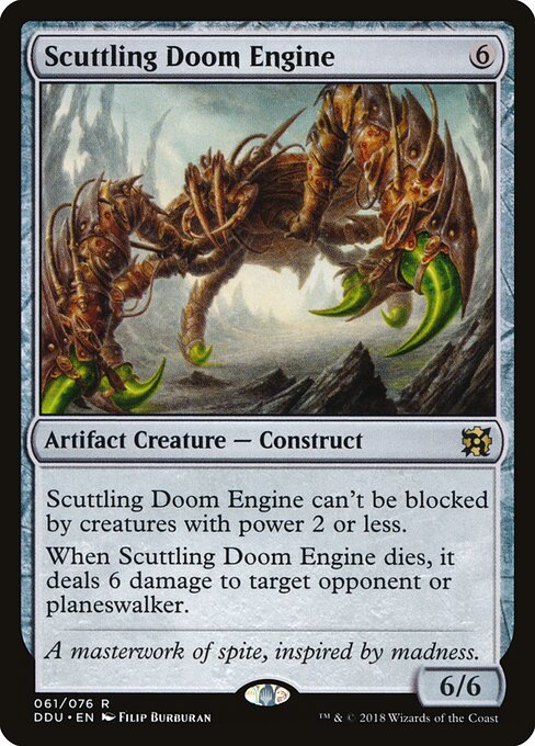 Duel Decks: Elves vs. Inventors - 61 - Scuttling Doom Engine - Rare