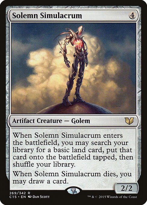 Commander 2015 - 269 - Solemn Simulacrum - Rare