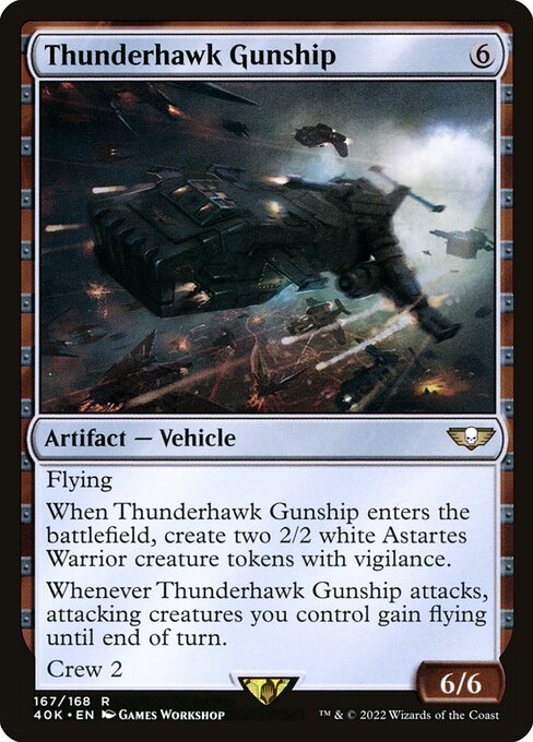 Warhammer 40,000 Commander - 167 - Thunderhawk Gunship - Rare