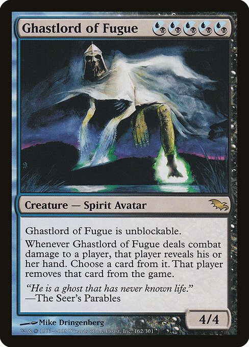 Shadowmoor - 162 - Ghastlord of Fugue - Rare