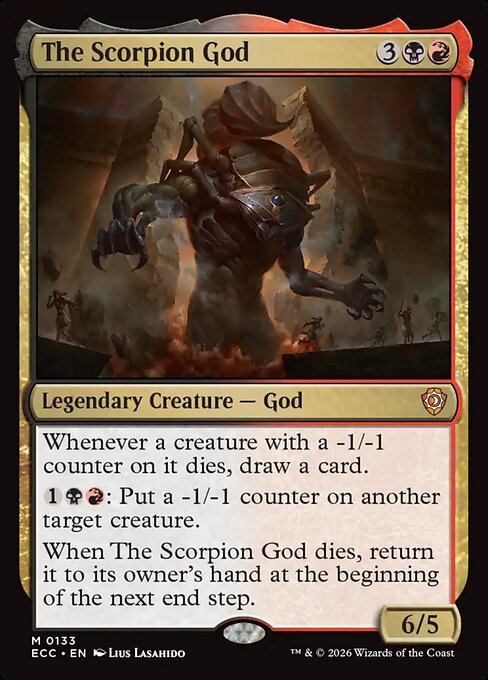 Lorwyn Eclipsed Commander - 133 - The Scorpion God - Mythic