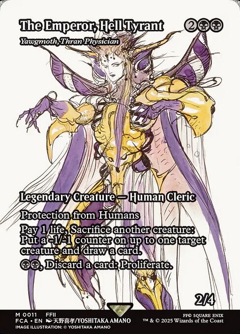 Final Fantasy: Through the Ages - 11 - Yawgmoth, Thran Physician - Mythic